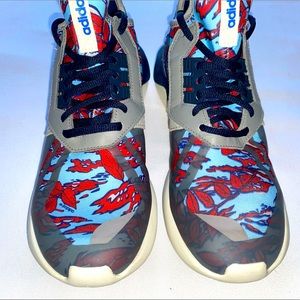 Adidas Tubular Runner Red Seaweed Camo